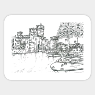 Italy, La Garda Lake Sticker